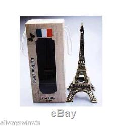 Tour Eiffel en métal édition limitée 32 cm, couleur bronze ou cuivre
