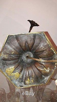 Trés Rare Pied de Lampe en bronze Art Nouveau, DaumMajorelleGallé