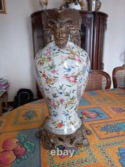 Vase ceramique bronze art déco
