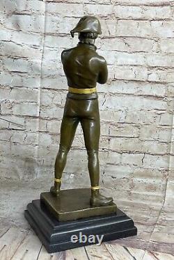 Vintage Art Déco Style Dansant Harlequin Bouffon Ancien Bronze Sculpture Statue